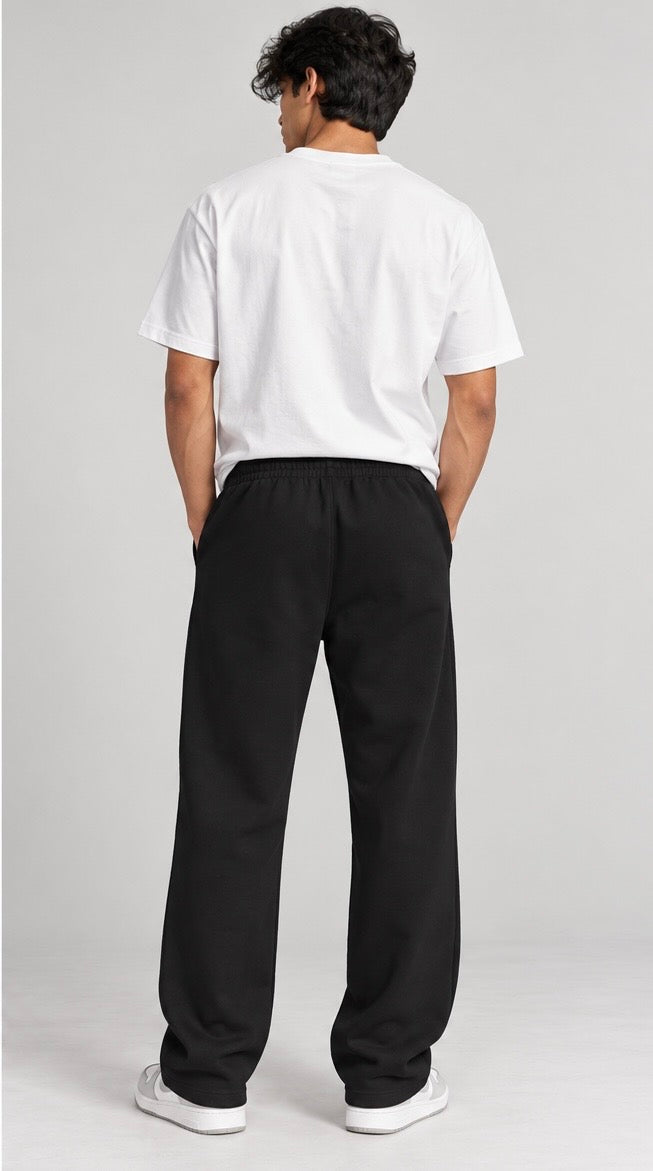 BLACK UNISEXUAL SWEATPANT